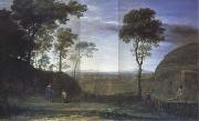 Claude Lorrain Landscape with Christ and the Magdalen (mk17) painting